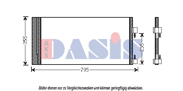 AKS DASIS Kondensaator,kliimaseade 182038N